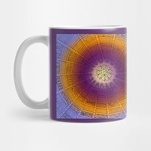 Tribal Circles - Mauve Mug